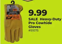 Runnings Heavy-Duty Pro Cowhide Gloves offer