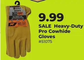 Runnings Heavy-Duty Pro Cowhide Gloves offer