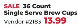 Runnings 36 Count Single Serve Brew Cups offer