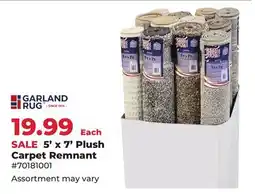 Runnings 5' x 7' Plush Carpet Remnant offer