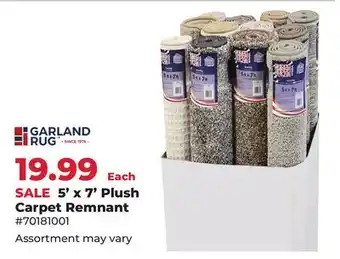 Runnings 5' x 7' Plush Carpet Remnant offer