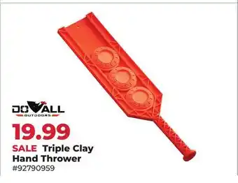 Runnings Triple Clay Hand Thrower offer