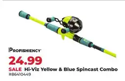 Runnings Hi-Viz Yellow & Blue Spincast Combo offer