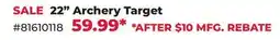 Runnings 22 Archery Target offer