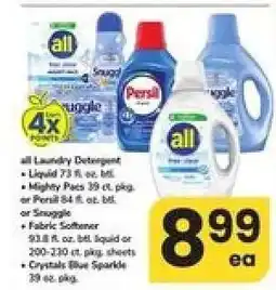 Safeway all Laundry Detergent offer
