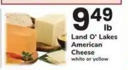 Safeway Land O Lakes American Cheese offer