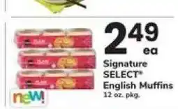 Safeway Signature SELECT English Muffins offer