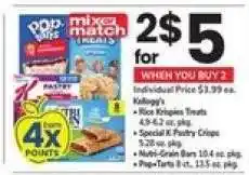 Safeway Kellogg's Mix or Match offer