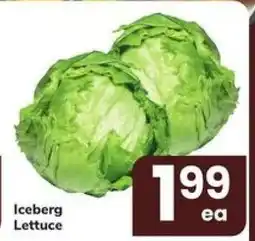 Safeway Iceberg Lettuce offer