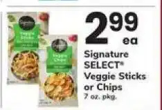 Safeway Signature SELECT Veggie Sticks or Chips offer