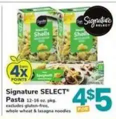 Safeway Signature Select Pasta offer