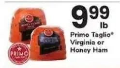 Safeway Primo Taglio Virginia or Honey Ham offer