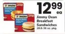 Safeway Jimmy Dean Breakfast Sandwiches offer