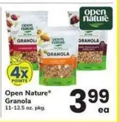 Safeway Open Nature Granola offer