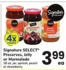Safeway Signature SELECT Preserves, Jelly or Marmalade offer