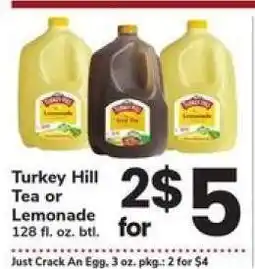 Safeway Turkey Hill Tea or Lemonade offer