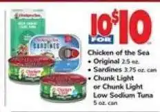 Safeway Chicken of the Sea offer