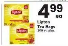 Safeway Lipton Tea Bags offer