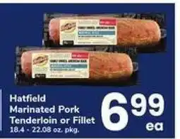 Safeway Hatfield Marinated Pork Tenderloin or Fillet offer