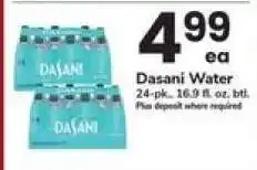 Safeway Dasani Water offer