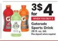 Safeway Gatorade Sports Drink offer