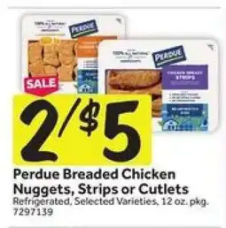 Stop&Shop Perdue Breaded Chicken Nuggets, Strips or Cutlets offer