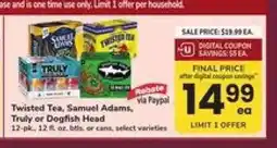 Safeway Twisted Tea, Samuel Adams, Truly or Dogfish Head offer