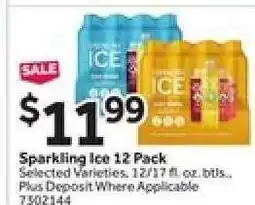 Stop&Shop Sparkling Ice 12 Pack offer
