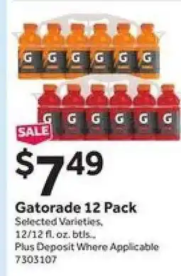 Stop&Shop Gatorade 12 Pack offer