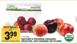 Food Lion NATURE'S PROMISE ORGANIC PEACHES, NECTARINES OR PLUMS offer