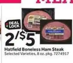 Stop&Shop HATFIELD BONELESS HAM STEAK offer