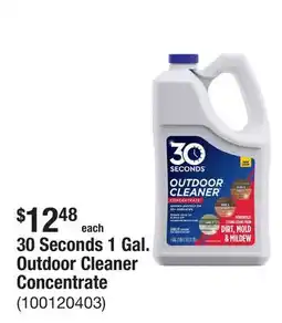 The Home Depot 30 Seconds 1 Gal. Outdoor Cleaner Concentrate offer