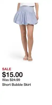 TJ Maxx Short Bubble Skirt offer