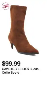 TJ Maxx CAVERLEY SHOES Suede Collie Boots offer