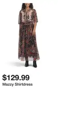 TJ Maxx Mazzy Shirtdress offer