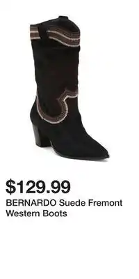 TJ Maxx BERNARDO Suede Fremont Western Boots offer