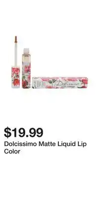 TJ Maxx Dolcissimo Matte Liquid Lip Color offer