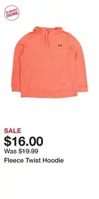 TJ Maxx Fleece Twist Hoodie offer