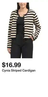 TJ Maxx Cynia Striped Cardigan offer
