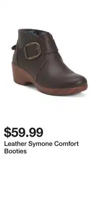 TJ Maxx Leather Symone Comfort Booties offer