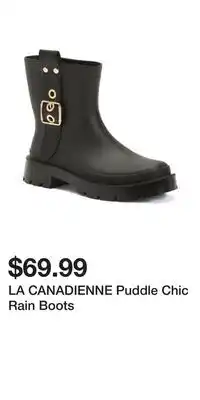TJ Maxx LA CANADIENNE Puddle Chic Rain Boots offer