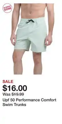 TJ Maxx Upf 50 Performance Comfort Swim Trunks offer