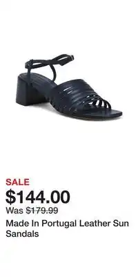 TJ Maxx Made In Portugal Leather Sun Sandals offer