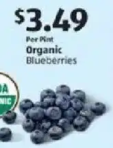 Aldi Organic Blueberries offer