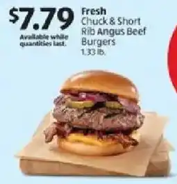 Aldi Fresh Rib Angus Beef Burgers offer