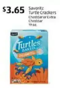 Aldi Savoritz Turtle Crackers Cheddaror Extra Cheddar Turtles offer