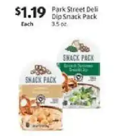 Aldi Park Street Deli Dip Snack Pack offer