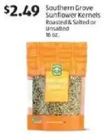 Aldi Southern Grove Sunflower Kernels Roasted & Salted or Unsalted offer