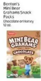 Aldi Benton's Mini Bear Grahams Snack Packs Chocolate or Honey offer