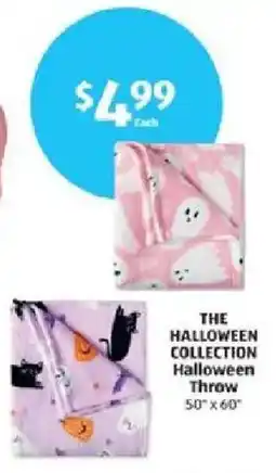 Aldi The halloween collection halloween throw offer